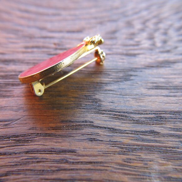 Red balloon pin, vintage 80s. - Picture 4 of 6